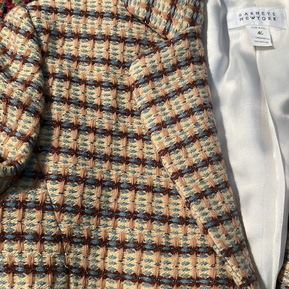 Barney’s New York Vintage Cream Tweed Blazer - Picture 8 of 8